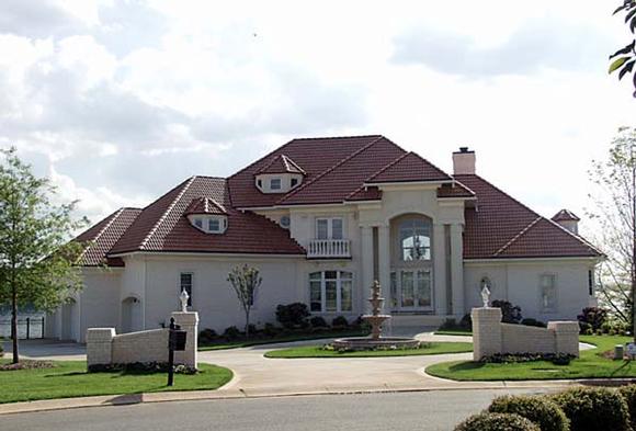 European, Mediterranean House Plan 85580 with 5 Beds, 6 Baths, 3 Car Garage Elevation