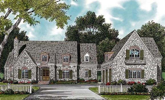 Country, European House Plan 85612 with 5 Beds, 7 Baths, 3 Car Garage Elevation