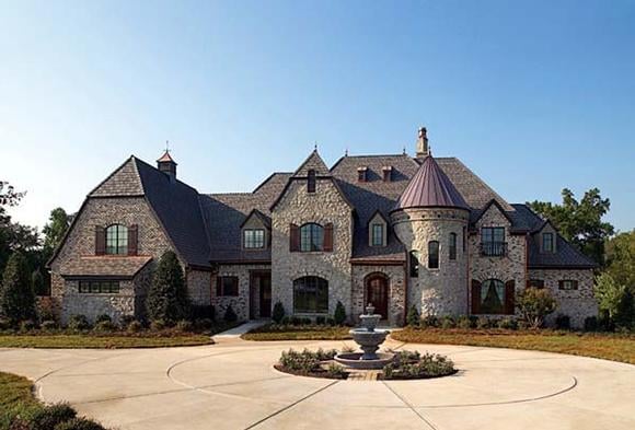 Country, European House Plan 85645 with 4 Beds, 6 Baths, 3 Car Garage Elevation