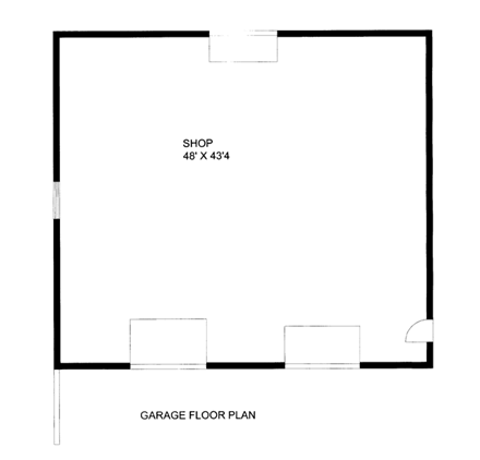 3 Car Garage Plan 85806 First Level Plan