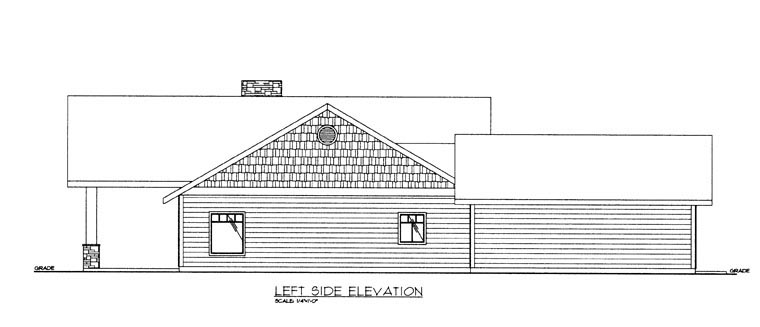 Plan with 2116 Sq. Ft., 3 Bedrooms, 3 Bathrooms, 2 Car Garage Picture 2