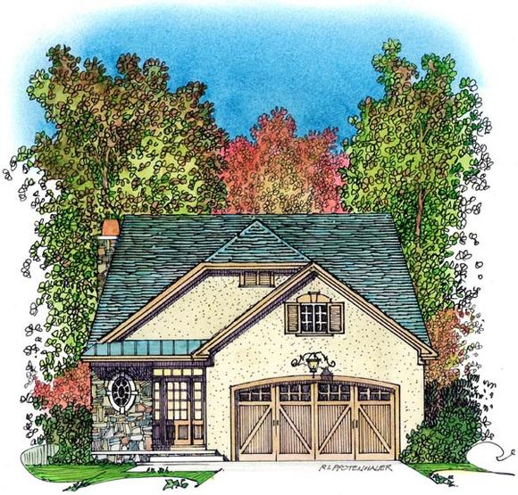 Bungalow, Cottage, Country House Plan 86066 with 3 Beds, 3 Baths, 2 Car Garage Elevation