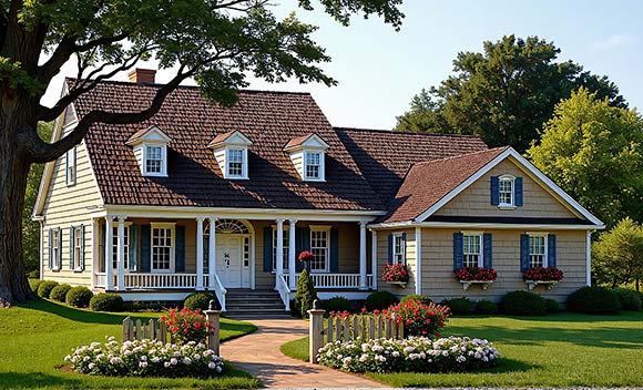 Colonial, Cottage, Country, Southern House Plan 86141 with 4 Beds, 4 Baths, 2 Car Garage Elevation