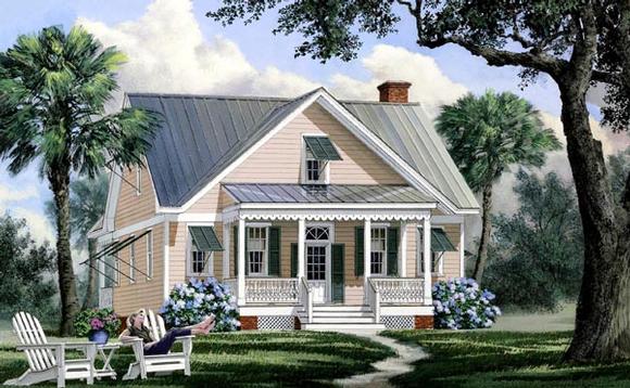 Bungalow, Cape Cod, Cottage, Country House Plan 86169 with 4 Beds, 4 Baths Elevation