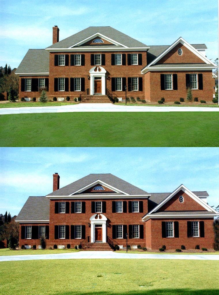 Colonial, Plantation Plan with 3805 Sq. Ft., 4 Bedrooms, 5 Bathrooms, 3 Car Garage Picture 12
