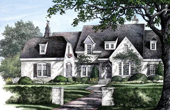 Country, European House Plan 86256 with 5 Beds, 5 Baths, 2 Car Garage Elevation