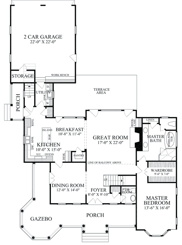 Colonial, Farmhouse, Southern, Victorian House Plan 86280 with 4 Beds, 4 Baths, 2 Car Garage Level One