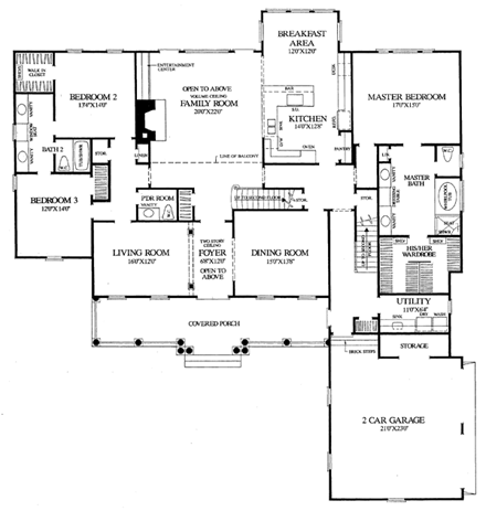 House Plan 86311 - Farmhouse Style with 3933 Sq Ft, 5 Bed, 3 Bath