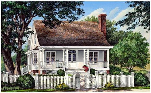 Country House Plan 86313 with 3 Beds, 3 Baths, 2 Car Garage Elevation