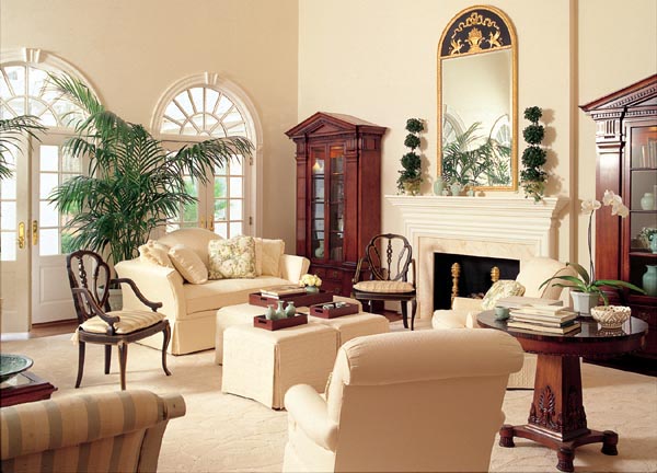 Plantation, Southern Plan with 5387 Sq. Ft., 4 Bedrooms, 6 Bathrooms, 3 Car Garage Picture 2