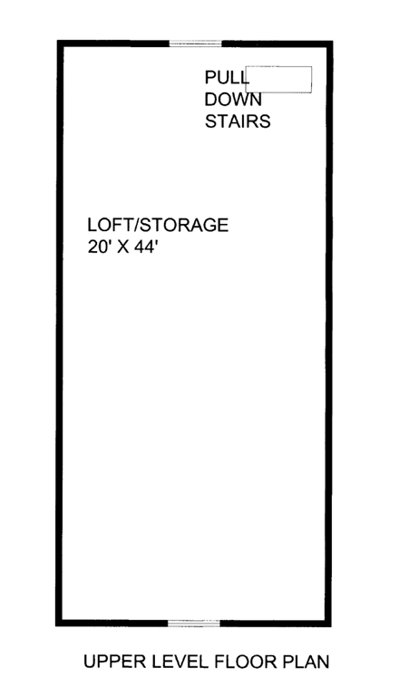 2 Car Garage Plan 86597 Second Level Plan
