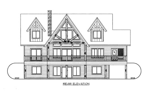 House Plan 86677 - with 4154 Sq Ft, 3 Bed, 2 Bath, 1 3/4 Bath, 1 ...