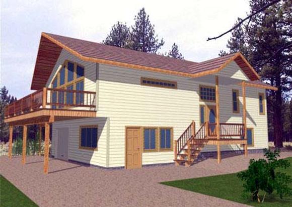 Traditional House Plan 86715 with 3 Beds, 3 Baths, 2 Car Garage Elevation