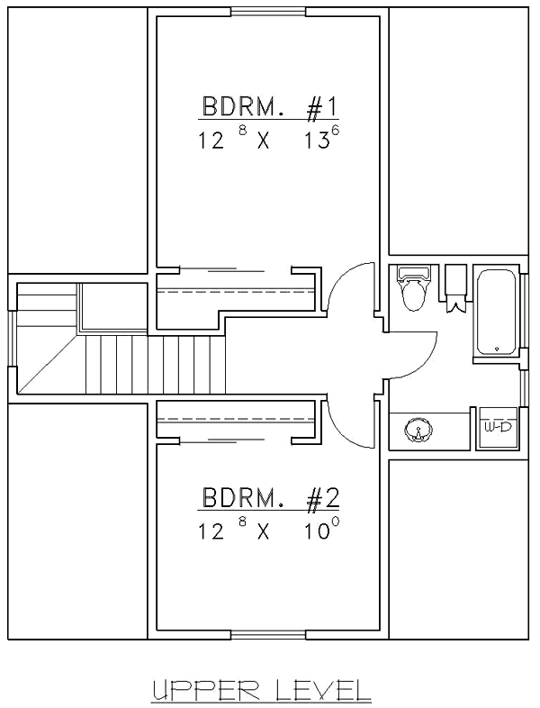 2 Car Garage Apartment Plan 86864 with 2 Beds, 2 Baths Level Two