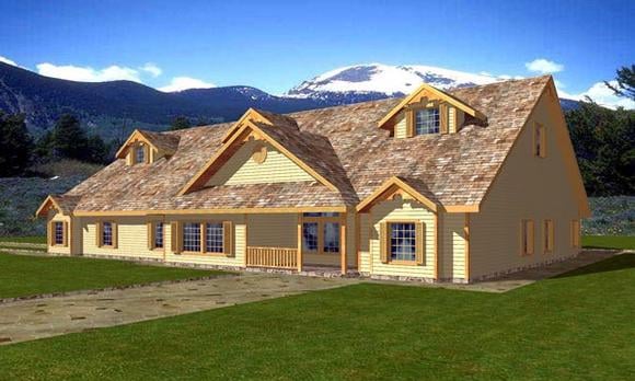 Traditional House Plan 86874 with 15 Beds, 11 Baths Elevation