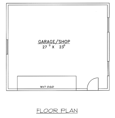 2 Car Garage Plan 86876 First Level Plan