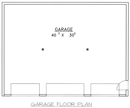 Earth Sheltered, Traditional 3 Car Garage Plan 86886 First Level Plan