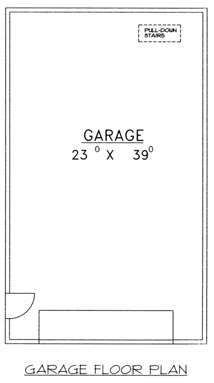 4 Car Garage Plan 86891 First Level Plan