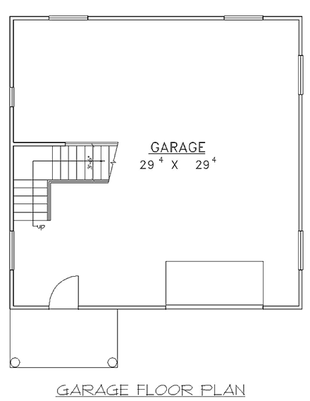 3 Car Garage Plan 86892 First Level Plan