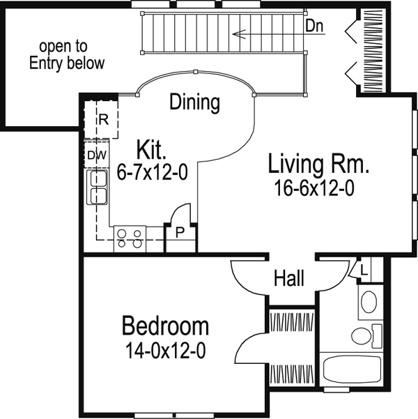 Garage Plan 86964 - 2 Car Garage Apartment Traditional Style