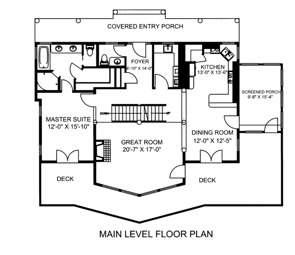House Plan 87257 - Contemporary Style with 3717 Sq Ft, 3 Bed, 2 B ...