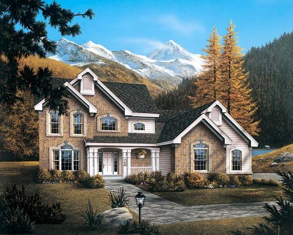 Country House Plan 87314 with 4 Beds, 4 Baths, 2 Car Garage Elevation