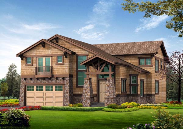 House Plan 87486 - Craftsman Style with 3697 Sq Ft, 4 Bed, 2 Bath