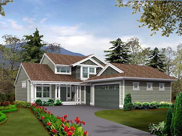 Traditional House Plan 87505 with 3 Beds, 3 Baths, 3 Car Garage Elevation