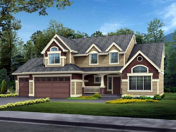Country House Plan 87507 with 4 Beds, 3 Baths, 3 Car Garage Elevation