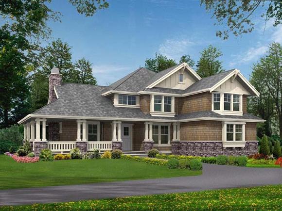 Country, Farmhouse House Plan 87564 with 4 Beds, 4 Baths, 3 Car Garage Elevation