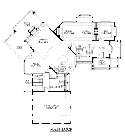 Country, Victorian House Plan 87579 with 4 Beds, 5 Baths, 2 Car Garage First Level Plan