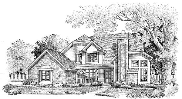 House Plan 88225 - Traditional Style with 3968 Sq Ft, 5 Bed, 3 Ba