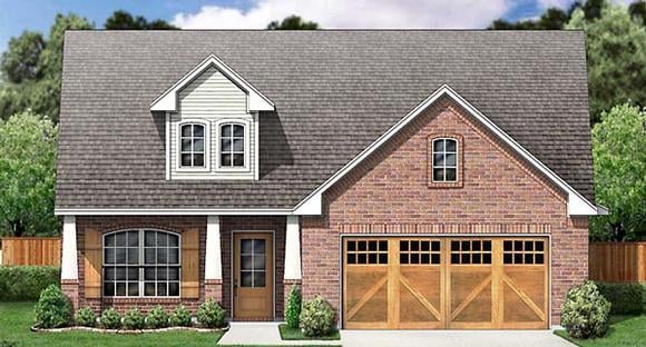 Country, Traditional House Plan 89901 with 3 Beds, 2 Baths, 2 Car Garage Elevation