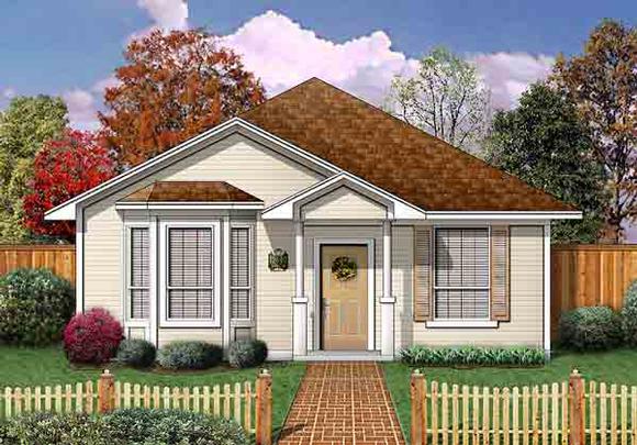Traditional House Plan 89911 with 3 Beds, 2 Baths Elevation