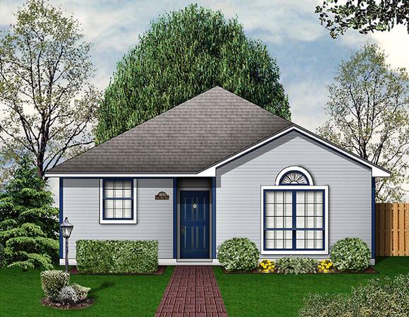 Traditional House Plan 89914 with 3 Beds, 2 Baths Elevation