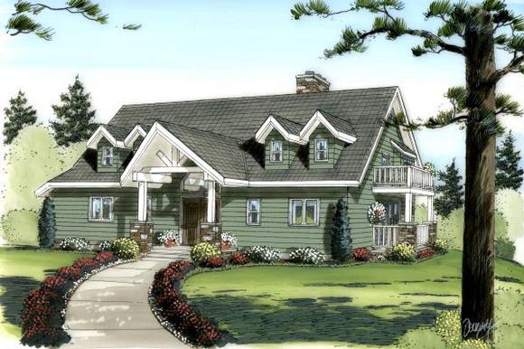 Country, Traditional House Plan 90879 with 3 Beds, 3 Baths, 3 Car Garage Elevation