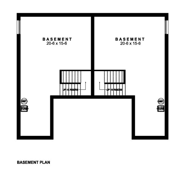Craftsman Multi-Family Plan 90891 with 6 Beds, 6 Baths, 2 Car Garage Lower Level Plan