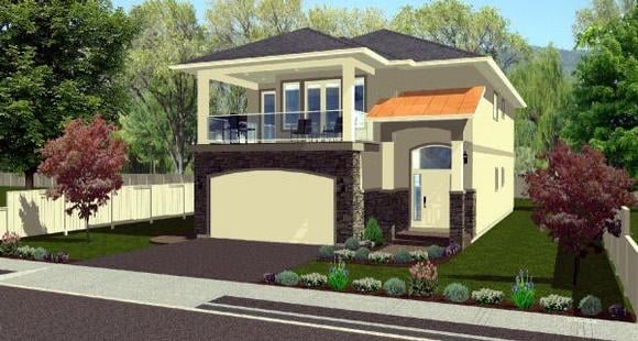 Florida House Plan 90892 with 5 Beds, 4 Baths, 2 Car Garage Elevation