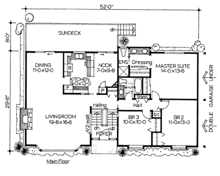 European, Traditional House Plan 90950 with 4 Beds, 3 Baths, 2 Car Garage First Level Plan