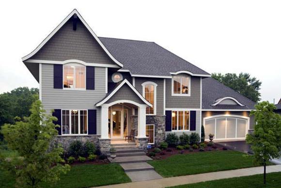 House Plan 92352 with 4 Beds, 5 Baths, 3 Car Garage Elevation