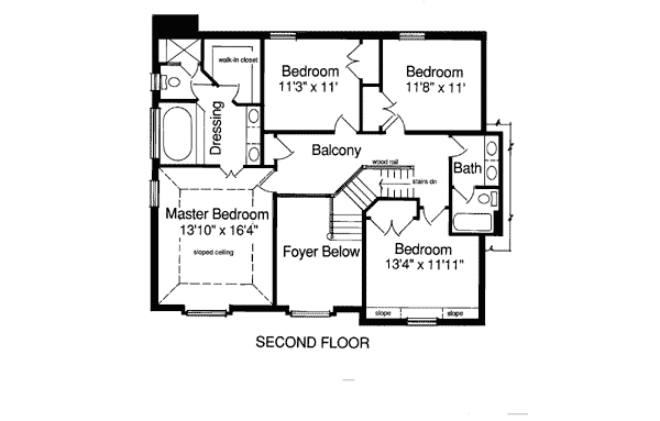 House Plan 92663 - Country Style with 2725 Sq Ft, 4 Bed, 2 Bath ...
