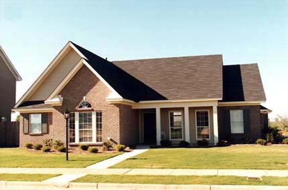 Cape Cod, Country House Plan 93078 with 3 Beds, 2 Baths, 2 Car Garage Elevation