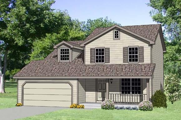 Country House Plan 94420 with 4 Beds, 3 Baths, 2 Car Garage Elevation