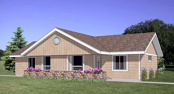 Traditional Multi-Family Plan 94481 with 4 Beds, 2 Baths Elevation