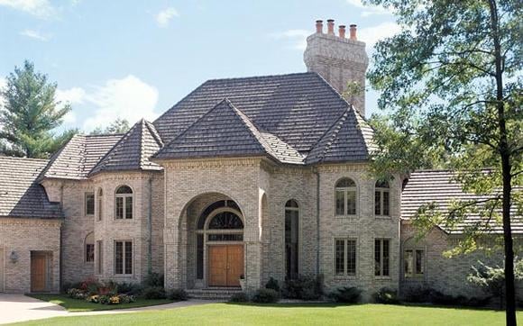European House Plan 95029 with 5 Beds, 6 Baths, 2 Car Garage Elevation