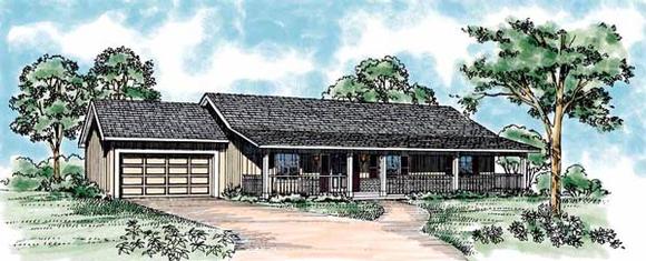 House Plan 95256 Ranch Style With, Expandable Ranch House Plans