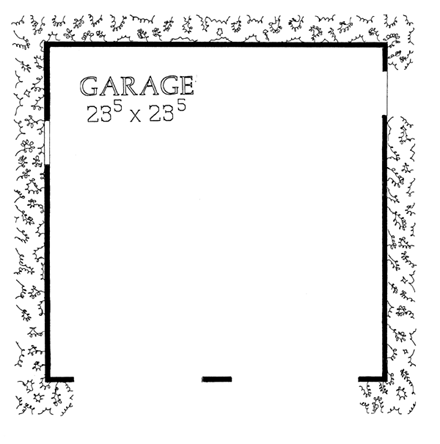 2 Car Garage Plan 95291 First Level Plan