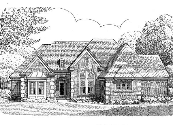 House Plan 95529 - One-Story Style with 2397 Sq Ft, 3 Bed, 3 Bath