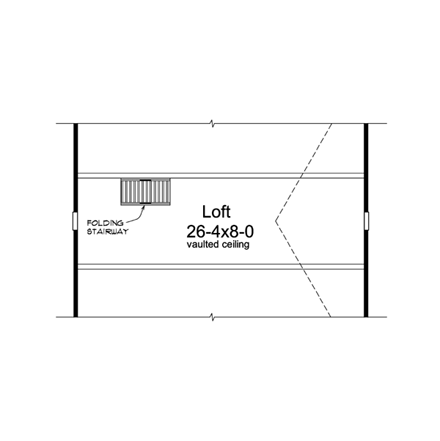 2 Car Garage Plan 95924 Second Level Plan