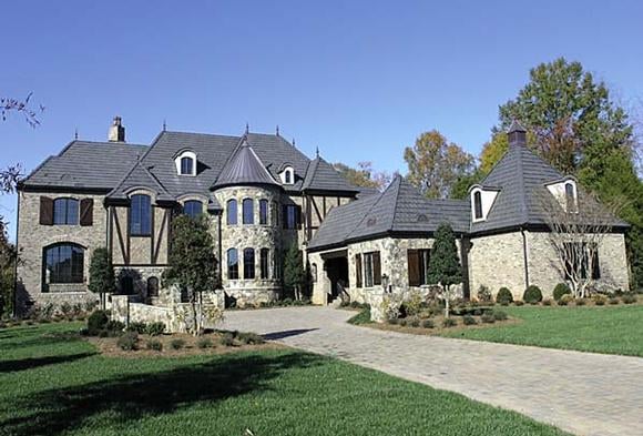 European House Plan 96903 with 6 Beds, 6 Baths, 4 Car Garage Elevation